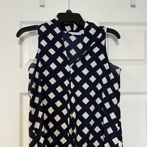 Navy New York & Company Blouse